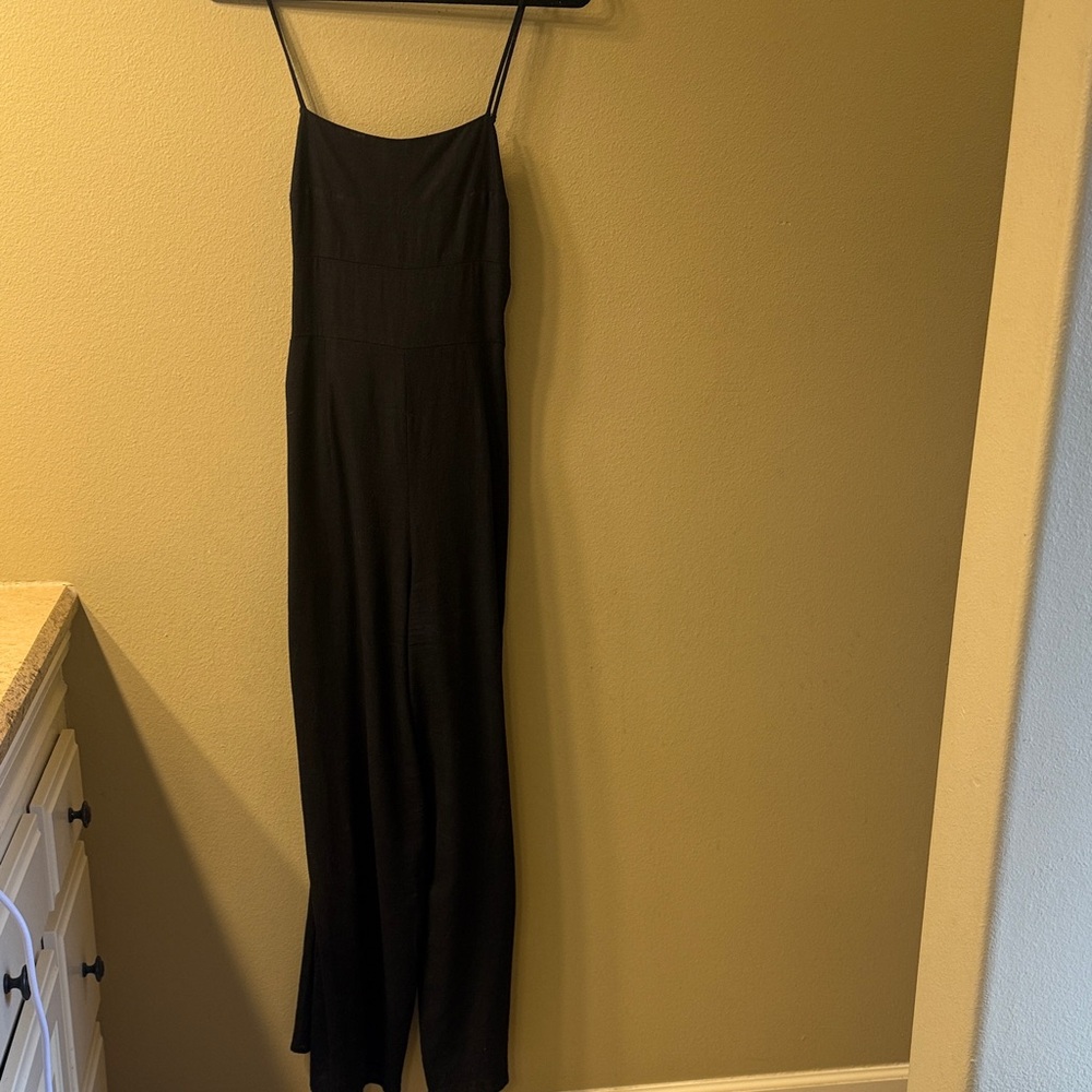 Francesca's Collections Black Jumpsuit
